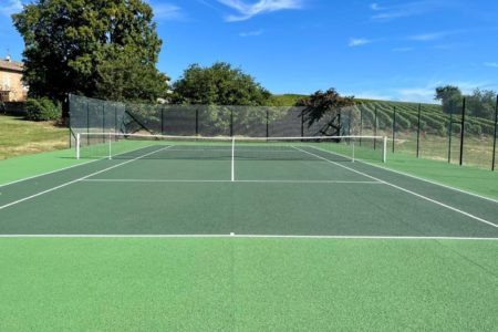 Construction court de tennis Avignon