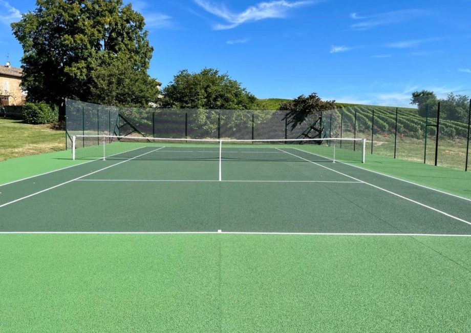 Construction court de tennis Avignon