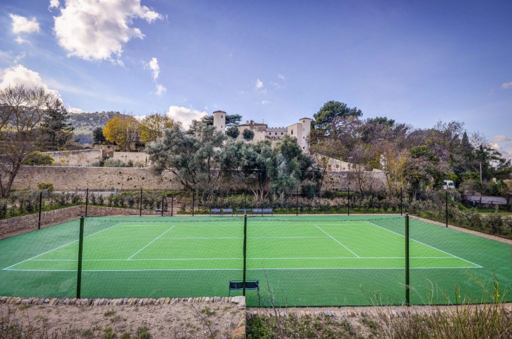 Construction court de tennis Avignon