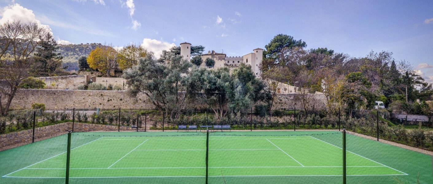 Construction court de tennis Avignon