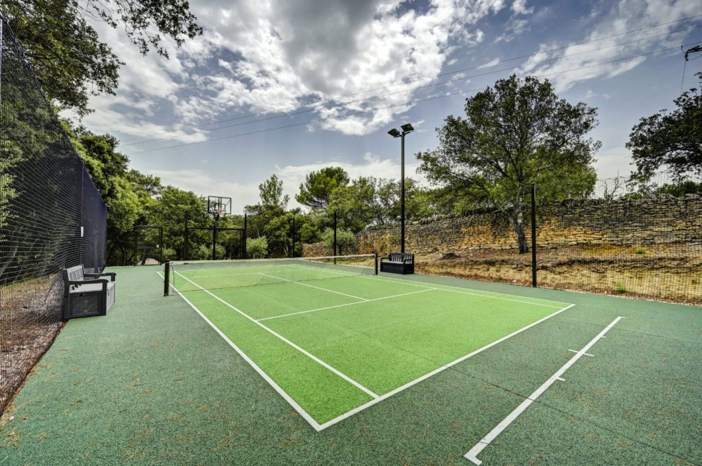 Construction court de tennis Avignon