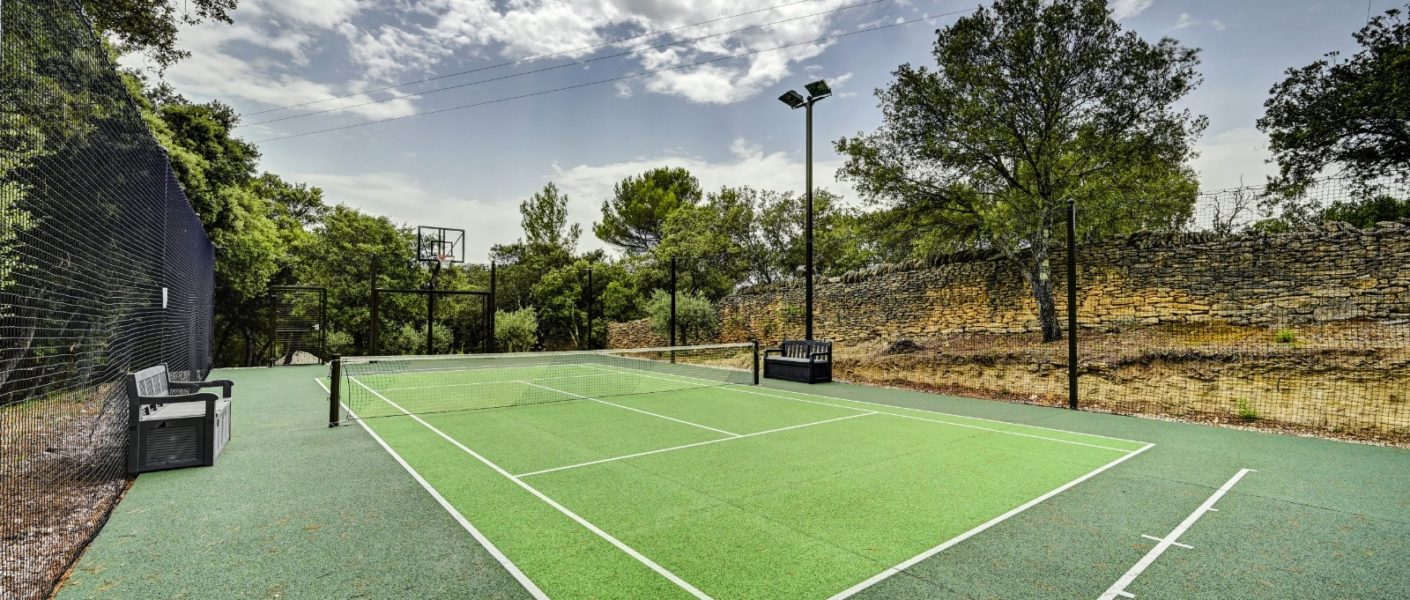 Construction court de tennis Avignon